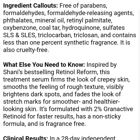 NIB SHANI DARDEN BODY REFORM TREATMENT SERUM - Picture 6 of 16